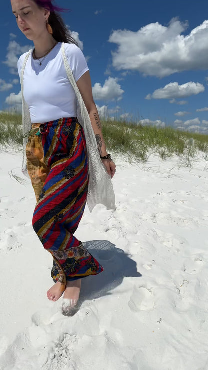 Kantha Wide Leg Pants